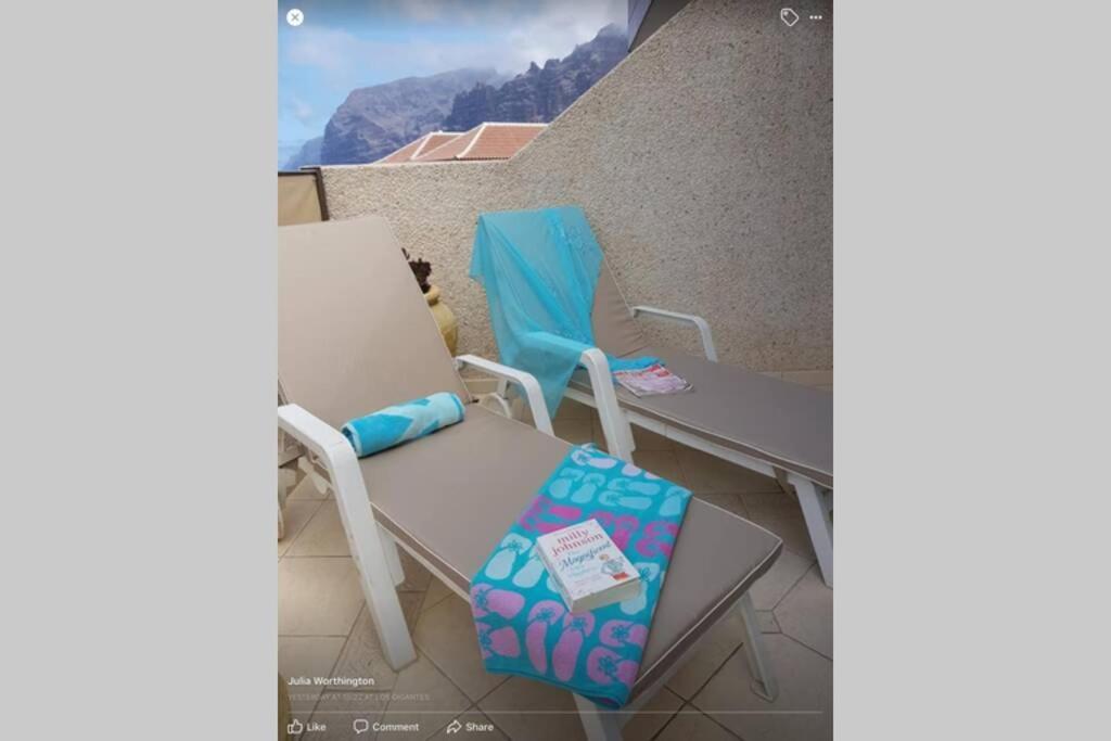 Casa Amber, Los Gigantes, Simply Stunning Lägenhet Acantilado de los Gigantes Exteriör bild